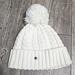 Kate Spade Accessories | Kate Spade Cable Knit Cuffed Beanie Hat | Color: White | Size: Os