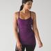 Lululemon Athletica Tops | Lululemon Power Y Tank Luon Spray Jacquard Aurora Black Size 6 | Color: Black/Purple | Size: 6