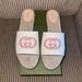 Gucci Shoes | Authentic Brand New Gucci Pilar Gg Double Stack Espadrilles | Color: Cream/Pink | Size: 42