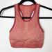 Nike Intimates & Sleepwear | Nike Dri Fit City Ready Brick Red Texture Longline Sports Bra M | Color: Red | Size: M