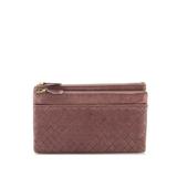 Bottega Veneta Leather Wallet: Purple Bags