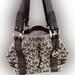 Michael Kors Bags | Michael Kors 35f3ghnt3j Harness Mk Logo Beige / Brown Grab Bag Purse Euc | Color: Brown/Tan | Size: Os