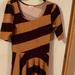 Lularoe Dresses | Lularoe Sz M Dress Euc | Color: Brown/Orange | Size: M