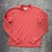 Adidas Tops | Adidas Sweatshirt Womens Small Pink Coral Pullover Logo Long Sleeve Side Slits | Color: Pink | Size: S