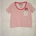 Disney Shirts & Tops | Minnie Mouse Girl's Top | Color: Red/White | Size: Xlg