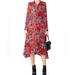 Free People Dresses | Free People Tough Love Shirtdress | Color: Black/Red | Size: 8