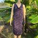 Michael Kors Dresses | Michael Kors Purple Dress, Size Large, Rouched On Sides, Draped Neckline, 21 Ptp | Color: Purple | Size: L