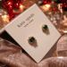 Kate Spade Jewelry | New Kate Spade Earrings Emerald Green | Color: Green | Size: Os