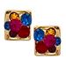 Kate Spade Jewelry | Kate Spade 2009 Holiday Collection Disco Fever Earrings | Color: Gold/Purple | Size: Os