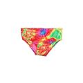 Speedo Swimsuit Bottoms: Red Floral Swimwear - Women's Size X-Large