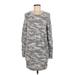 Athleta Active Dress - Shift: Gray Print Activewear - Women's Size Medium