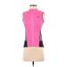 Pearl Izumi Active Tank Top: Pink Color Block Activewear - Women's Size X-Small