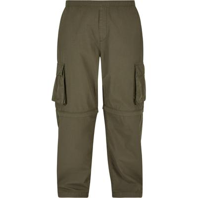 Cargohose URBAN CLASSICS "Urban Classics Herren Zip Away Pants", Herren, Gr. S, US-Größen, grün (olive), 100% Baumwolle, unifarben, relaxed fit, Hosen Image