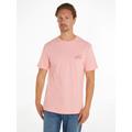 T-Shirt TOMMY JEANS "TJM REG SIGNATURE TEE EXT" Gr. XL, pink (ballet pink) Herren Shirts T-Shirts