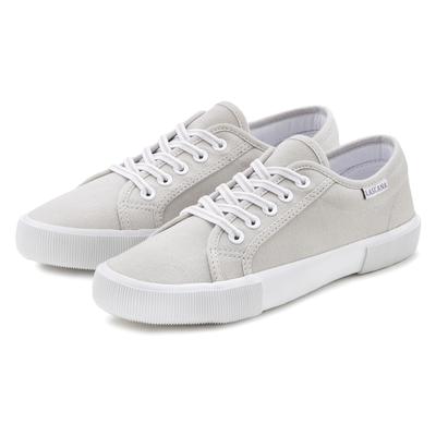 Sneaker LASCANA, Damen, Gr. 35, grau (hellgrau), Obermaterial: 100% Textilmaterial. Futter: 100% Textilmaterial. Decksoh