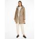 Parka TOMMY HILFIGER "ESSENTIAL COTTON BLEND PARKA" Gr. 40, beige Damen Jacken Lange