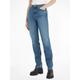 Straight-Jeans TOMMY HILFIGER Gr. 30, Länge 32, blau (mid blue1) Damen Jeans