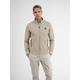 Sweatjacke LERROS "LERROS Sweatjacke, Structure" Gr. XXL, grau (soft stone) Herren Sweatjacken