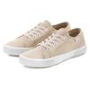Sneaker LASCANA, Damen, Gr. 35, beige, Obermaterial: 100% Textilmaterial. Futter: 100% Textilmaterial. Decksohle: 100% Textilmaterial. Laufsohle: 100% Synthetik, unifarben, casual, Schuhe, Schnürhalbschuh, Freizeitschuh mit stretchigen Schnürbändern