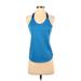 Nike Active Tank Top: Blue Activewear - Women's Size X-Small