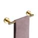 Co-t 12" Wall Mounted Towel Bar Metal in Yellow | 2.68 H x 1.97 W x 12 D in | Wayfair B08MVPYT8W.BrushedGold