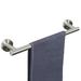 Co-t Wall Mounted Towel Bar Metal in Gray | 1.97 H x 16 W x 2.68 D in | Wayfair B08CXWZM7V.BrushedNickel