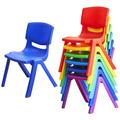 linor Stackable School Chairs, Colorful Plastic Chair for Toddlers, Flexible Seating Set of 6 Plastic in Blue/Orange/Yellow | Wayfair 9067030110