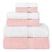 Wade Logan® Cascata 6 Piece Turkish Cotton Towel Set Terry Cloth/Turkish Cotton in Pink | Wayfair AEB9E24490424C8C93FDE0D342C2A488