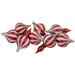 Northlight Seasonal No Pattern Finial Ornament Plastic in Red/White | 4.75 H x 2.5 W x 2.5 D in | Wayfair NORTHLIGHT LJ99426