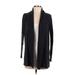 Ann Taylor LOFT Cardigan Sweater: Black Sweaters & Sweatshirts - Women's Size Small