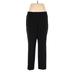 Black Label by Evan Picone Dress Pants - High Rise: Black Bottoms - Women's Size 12 Petite