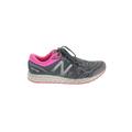 New Balance Sneakers: Activewear Platform Casual Gray Print Shoes - Women's Size 7 - Almond Toe