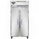 Continental 2RSENSS Slim Line 36 1/4" 2 Section Reach In Refrigerator, (2) Left/Right Hinge Solid Doors, Top Compressor, 115v, Silver