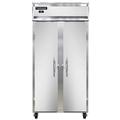 Continental 2RSESNSS Slim Line 36 1/4" 2 Section Reach In Refrigerator, (2) Left/Right Hinge Solid Doors, Top Compressor, 115v, Silver