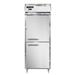 Continental D1RENHD Designer Line 28 1/2" 1 Section Reach In Refrigerator, (2) Right Hinge Solid Doors, Top Compressor, 115v, Silver
