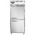 Continental D1RXSNSSHD Designer Line 36 1/4" 1 Section Reach In Refrigerator, (2) Right Hinge Solid Doors, Top Compressor, 115v, Silver