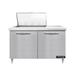 Continental D48N12M 48" Sandwich/Salad Prep Table w/ Refrigerated Base, 115v, Stainless Steel