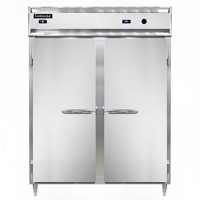 Continental DL2RWE-SA Designer Line Full Height Insulated Refrigerator/Heated Cabinet w/ (43) Pan Capacity, 115v, Stainless Steel