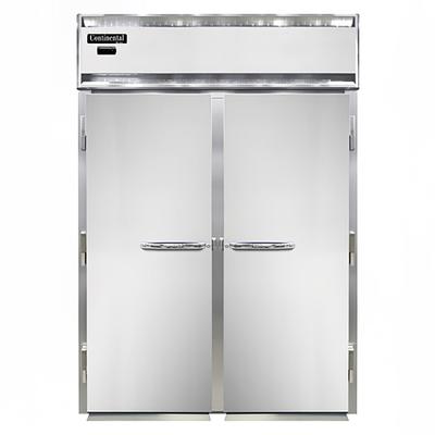 Continental DL2WI-SA-E Designer Line Full Height Insulated Roll In Heated Cabinet w/ (1) Rack Capacity, 208-230v/1ph, Stainless Steel