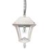 Lark Manor™ Altrice 1 -Bulb 18" H Solar Powered Outdoor Hanging Lantern w/ Dusk to Dawn Plastic in White | Wayfair D0BB4347B4274C008C0CCFC66B5DCD08