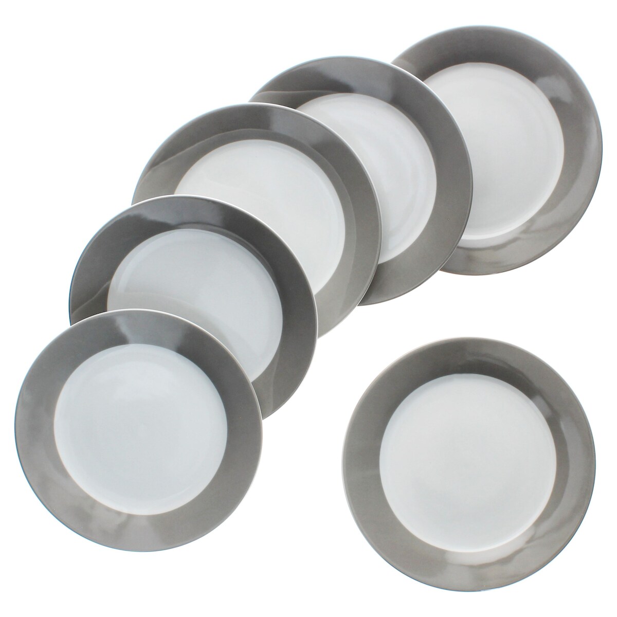 MamboCat 6er Set Variant Grau Kuchenteller Ø 20,5 cm Image