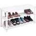 Red Barrel Studio® 8 Pair Shoe Storage Bamboo in White | 17.9 H x 33.86 W x 17.9 D in | Wayfair F0C26E115B3C4933A0A0145873D6EC02