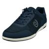 Slip-On Sneaker BUGATTI, Herren, Gr. 43, blau, Textil, casual, Schuhe, Slipper, Business Schuh mit bugatti Logo-Icon