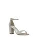 Armory Ankle Strap Sandal In Silver Glam Fabric At Nordstrom Rack