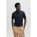 Interlock-cotton Slim-fit Polo Shirt With Colour-blocked Collar