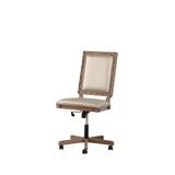 ACME Orianne Executive Office Chair in Champagne PU & Antique Gold