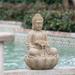 Sandstone Water Fountain Buddha Design Water Feature