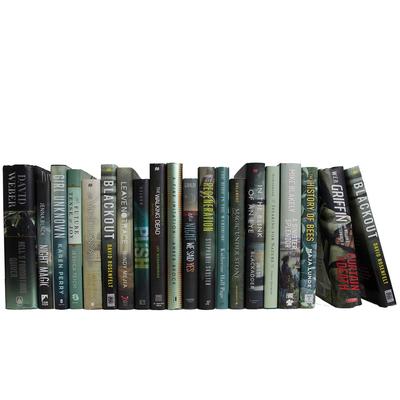 Books Green Decorative Accessories: Everglades Dust Jackets Color By The Foot