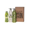 RECAMIER Keratin Shampoo Argan Oil Conditioner Damage Repair Shampoo + Conditioner 33.8oz + Shampoo 10.1oz