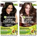 Garnier Color Naturals CrÃ¨me hair color Shade 5.32 Caramel Brown 70ml + 60g & Garnier Color Naturals CrÃ¨me hair color Shade 3 Darkest Brown 70ml + 60g